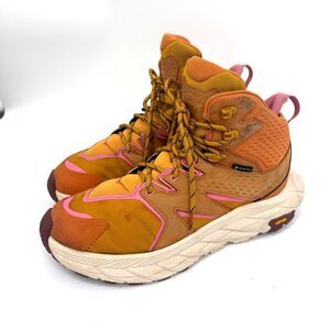 Hoka One One Anacapa Mid GTX Hiking Boots Women's US Sz 10 Hiking Trail Camp